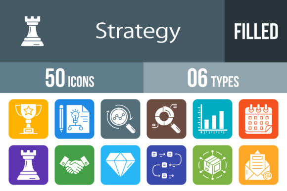 50 Strategy Icons to Sharpen Your Brand's Visual Language