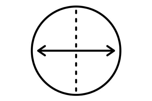 Diameter Outline Icon: A Modern Visual Language for Your Brand