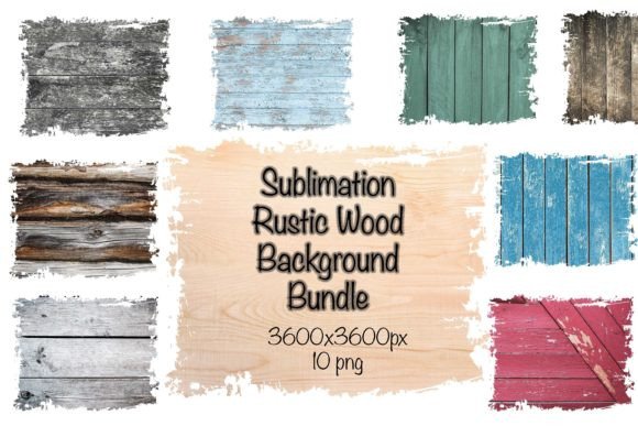 Elevate Your Craft Projects with Rustic Wood Sublimation Backgrounds