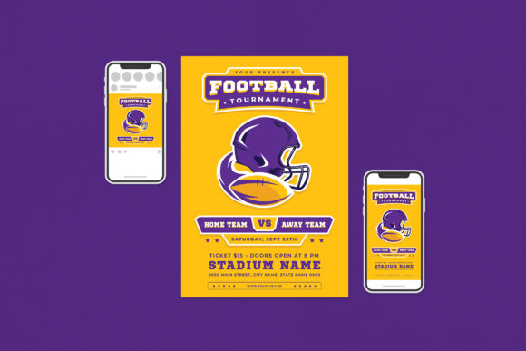 Football Tournament Flyer Set: A Designer's Game Plan for Winning Promotions