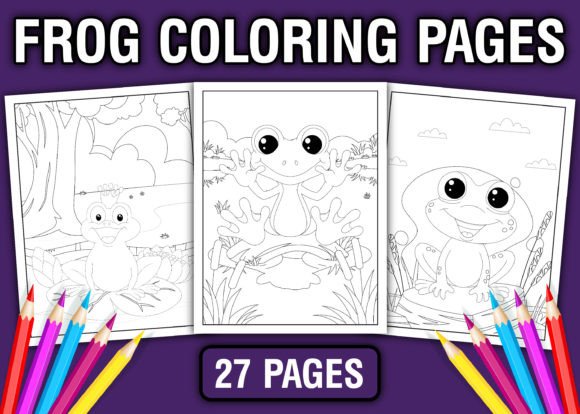 Frog Coloring Book for Kids: A Versatile Asset for Creators