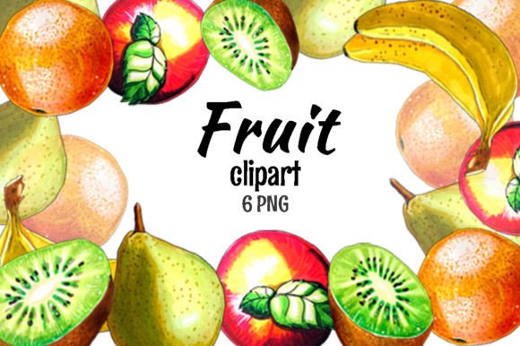 Infuse Vibrancy into Your Designs with Handmade Fruit Clipart