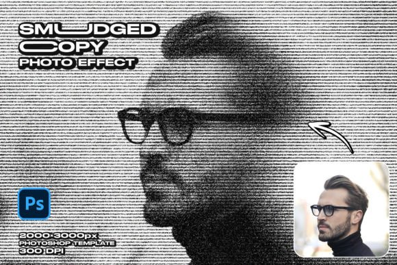 Smudged Copy Photo Effect: Adding Authentic Texture to Your Designs