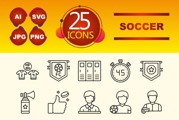 Soccer Icon Set: Essential Design Assets for Creative Projects
