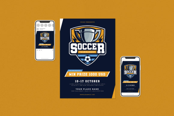 Soccer Tournament Flyer Set: Your Complete Design Kit