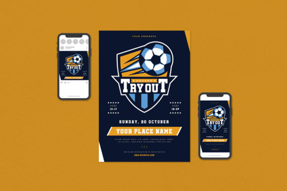 Soccer Tryout Flyer Set: A Complete Design Toolkit