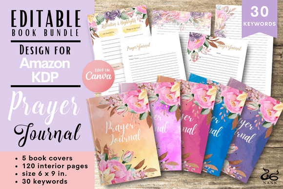 Streamline Your KDP Publishing with Editable Prayer Journal Templates