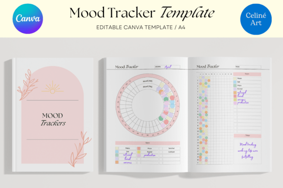 Track Your Emotions Creatively with Canva Mood Templates